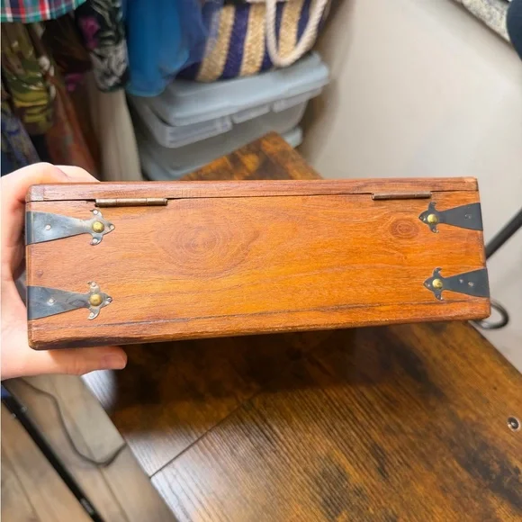 Vintage Writing Desk Secretary Chest Keepsake Box Writing Table